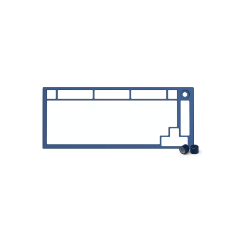 Запчасть к клавиатуре верхняя панель Glorious GMMK Pro Top Frame Navy Blue (GLO-ACC-P75-TF-NB) – купить недорого с доставкой по Алматы и Казахстану