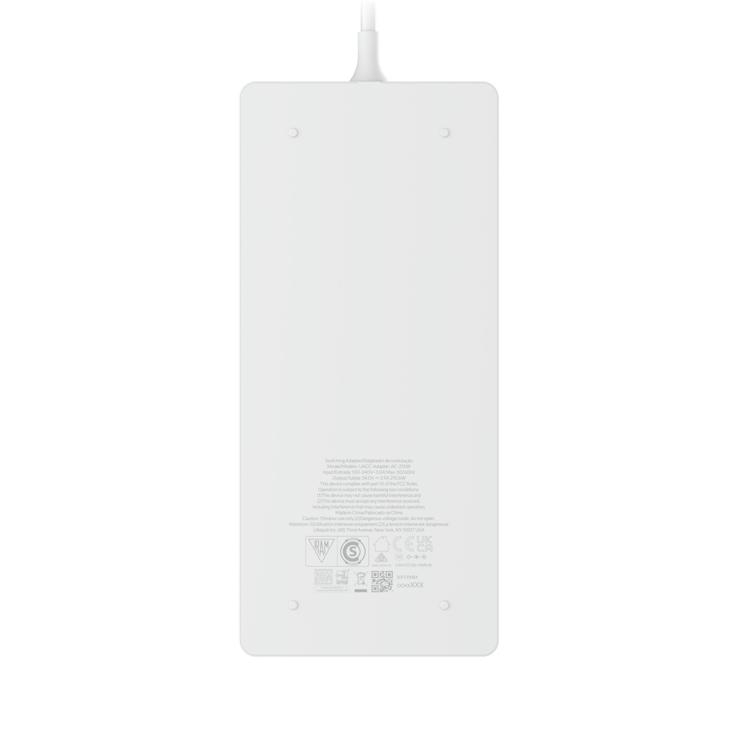 Адаптер питания Ubiquiti UACC-Adapter-AC-210W-EU, 54 В, 210 Вт, для коммутаторов UniFi – купить недорого с доставкой по Алматы и Казахстану