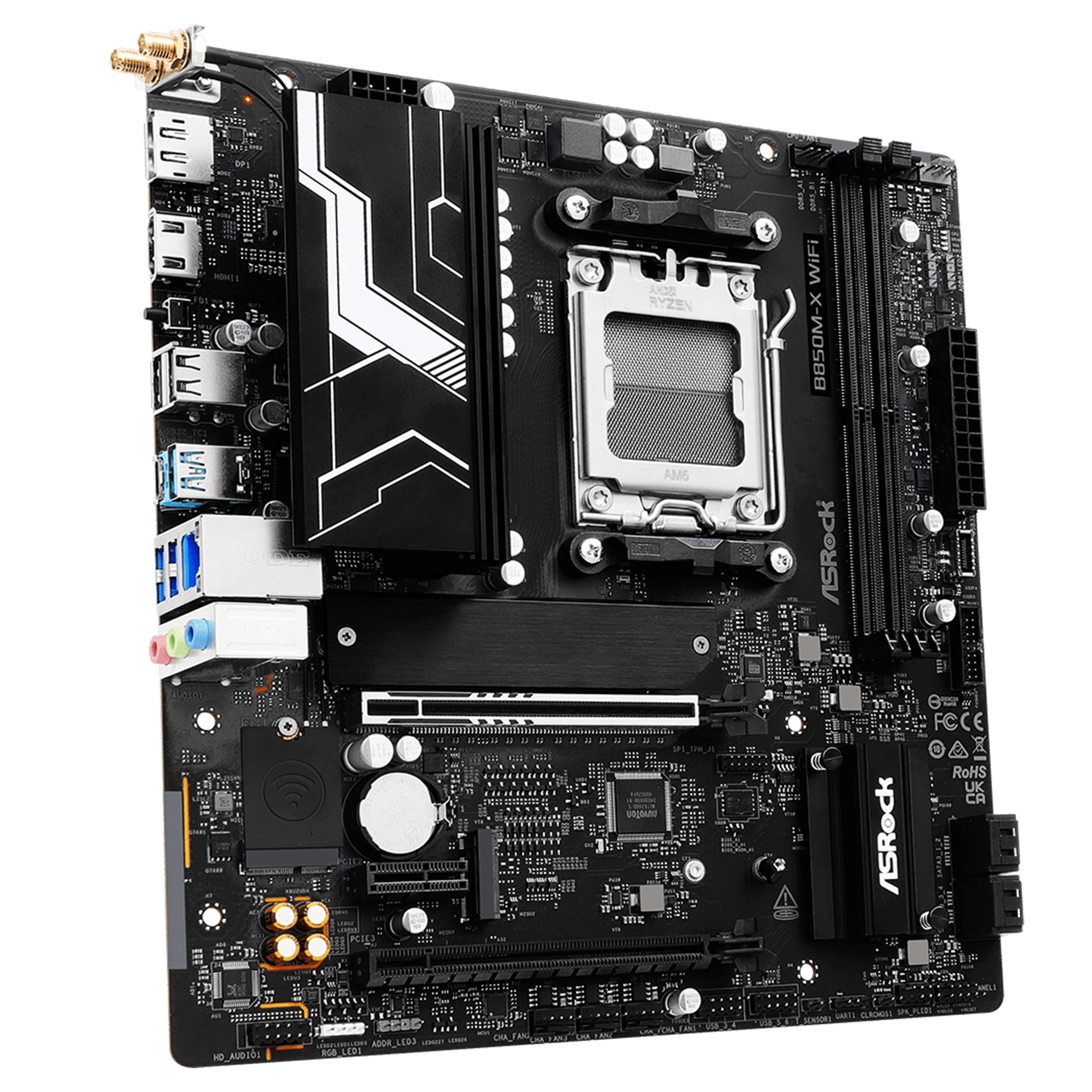 Материнская плата ASRock B850M-X WIFI R2.0 AM5 B850 DDR5 Micro ATX