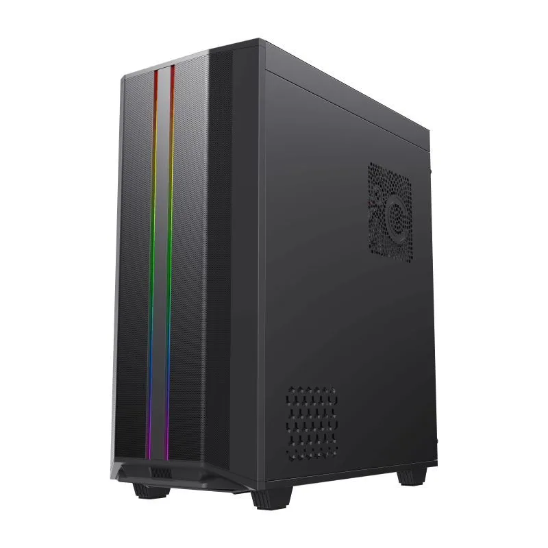 Корпус GameMax Precision Black, MATX, 1x120FAN, 1x140COC, без БП