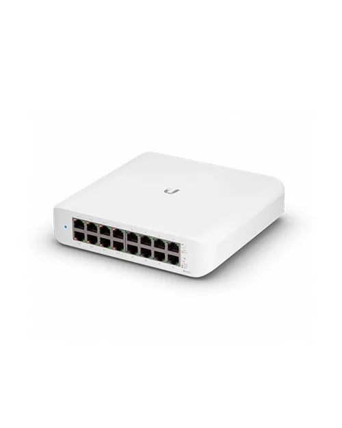 Коммутатор Ubiquiti USW-Lite-16-POE-EU, 16 портов 1 Гбит/с, PoE+, управляемый L2 — купить в Казахстане | neom.kz