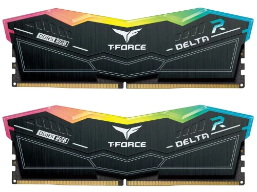 Оперативная память 32GB Kit (2x16GB) 6400MHz DDR5 Team Group DELTA RGB Black FF3D532G6400HC32ADC01 — оперативная память RAM
