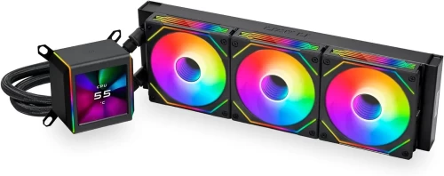 Система водяного охлаждения Lian Li GA II LCD SL-INF 360 ARGB Black 360 мм — купить в Казахстане | neom.kz