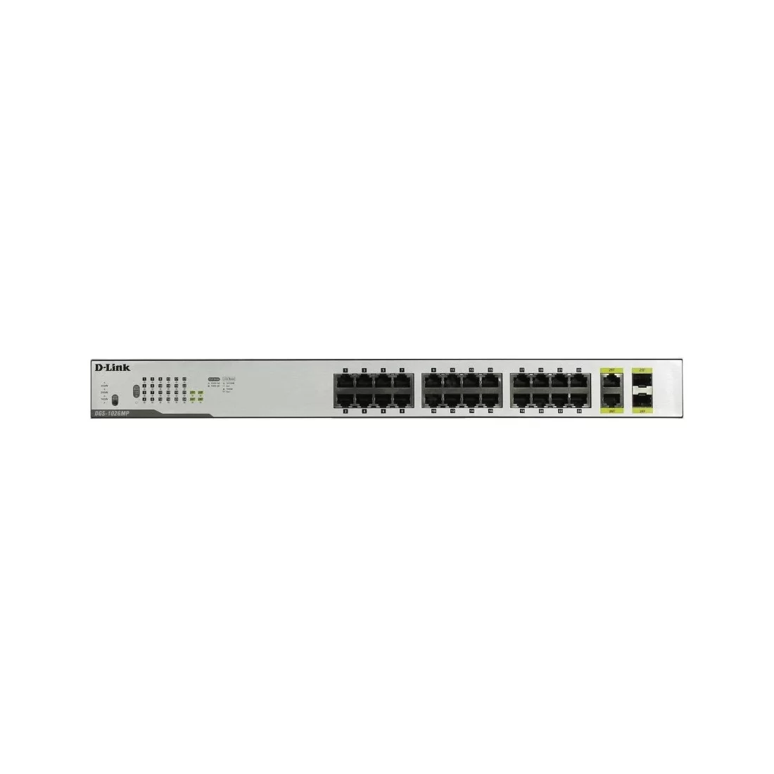Коммутатор D-Link DGS-1026MP/B2A, 24 порта 1 Гбит/с, 2×SFP, PoE, неуправляемый – купить недорого с доставкой по Алматы и Казахстану фото 3