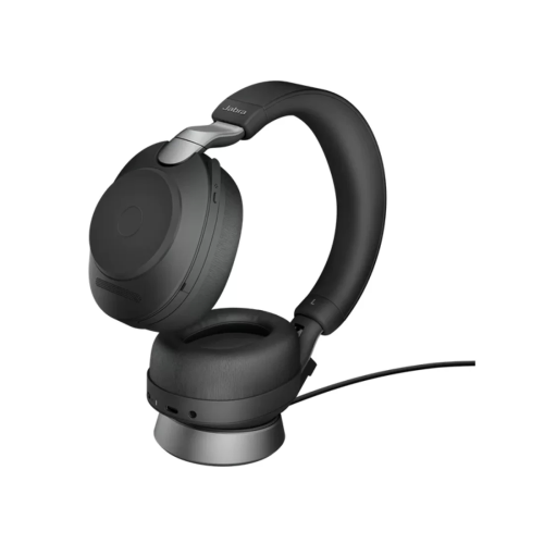 Гарнитура офисная Jabra Evolve2 85 Link380a MS Stand, чёрная — купить в Казахстане | neom.kz