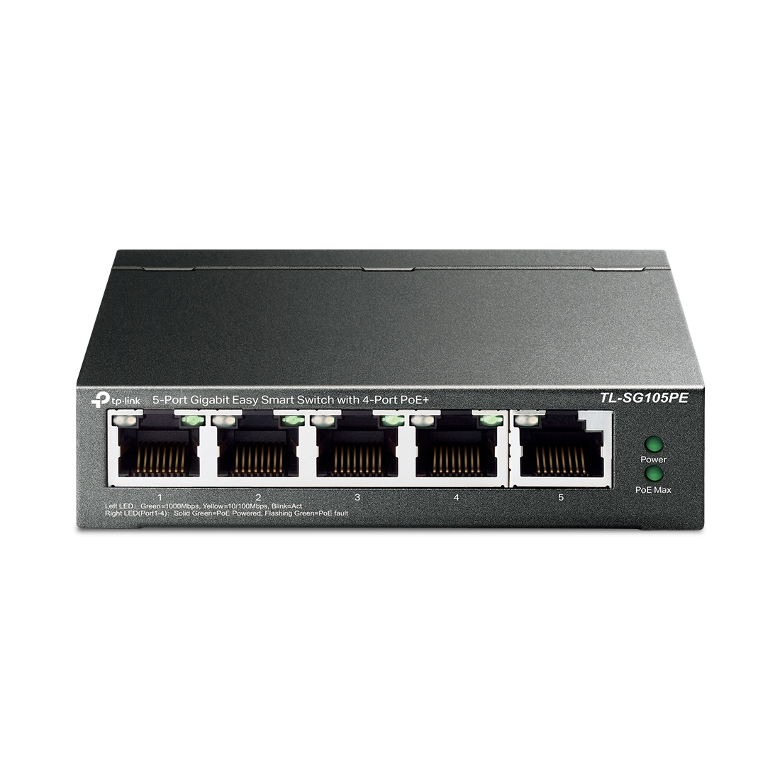 Коммутатор TP-Link TL-SG105PE, 5 портов 1 Гбит/с, PoE+, Smart – купить недорого с доставкой по Алматы и Казахстану