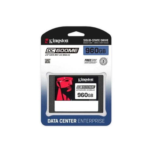 Твердотельный накопитель SSD 960Gb SATA 6Gb/s Kingston DC600ME SEDC600ME/960G, 3D TLC, PLP, Acronis