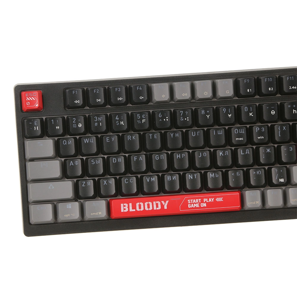 Клавиатура игровая механическая беспроводная A4Tech Bloody WS98 Sports, чёрная – купить недорого с доставкой по Алматы и Казахстану