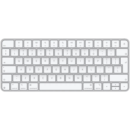 Клавиатура ножничная беспроводная Apple Magic with Touch ID, белая — купить в Казахстане | neom.kz