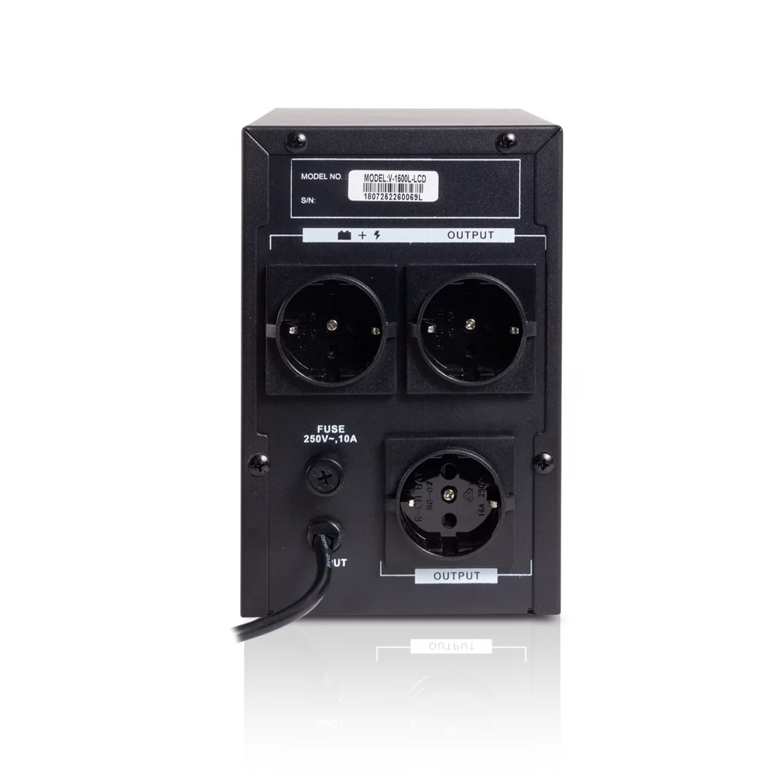 Источник бесперебойного питания SVC V-1500-L-LCD, 900 Вт, линейно-интерактивный, AVR, 3 розетки – купить недорого с доставкой по Алматы и Казахстану фото 3