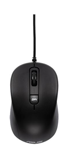 Мышь проводная ASUS MU101C, 3200 dpi, чёрная – купить недорого с доставкой по Алматы и Казахстану