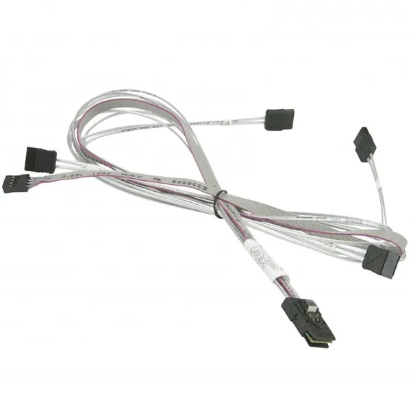 Supermicro Internal MiniSAS SFF-8087 to 4 SATA 76/66/54/45cm with Sideband 66cm Cable – купить недорого с доставкой по Алматы и Казахстану
