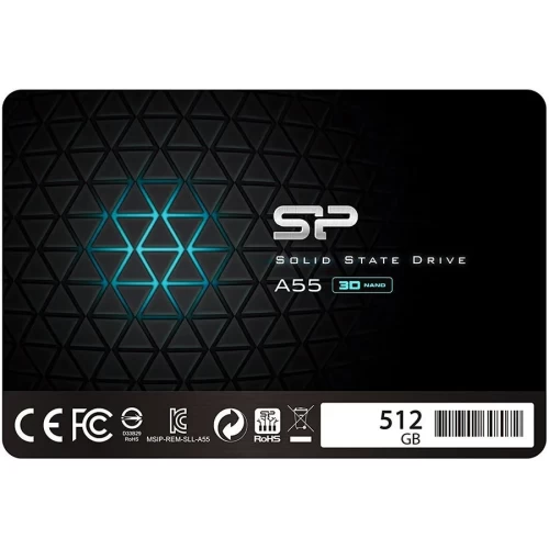 SSD-накопитель Silicon Power A55 512GB 2.5" SATA III (SP512GBSS3A55S25)