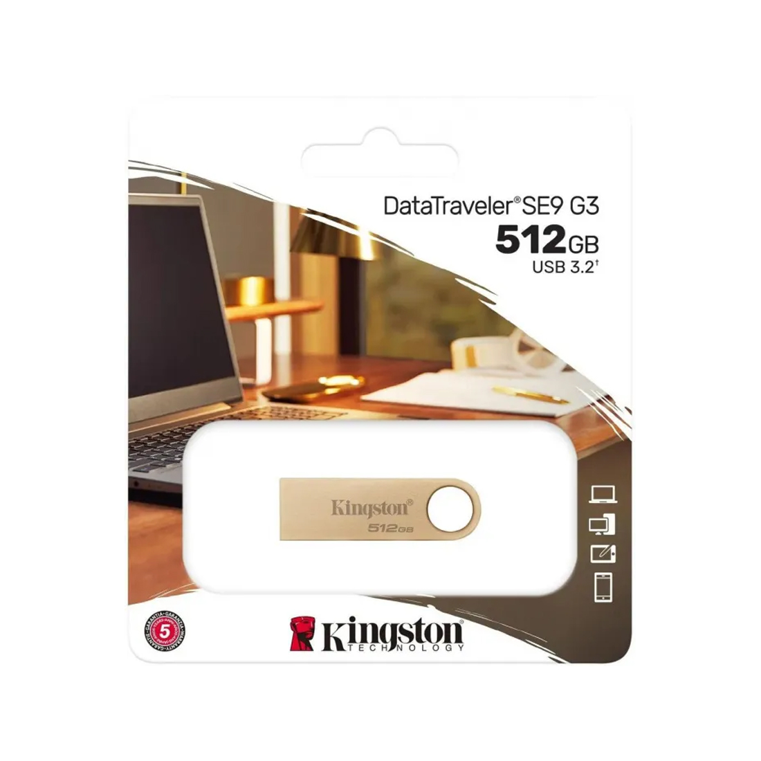USB Flash Kingston DTSE9G3/256GB SE9 G3 запись до 100мб/с, чтение до 220 мб/с USB 3.2 Gen 1, gold metal – купить недорого с доставкой по Алматы и Казахстану