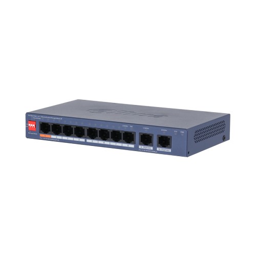 Коммутатор Dahua DH-CS4010-8GT-60, 8 портов 1 Гбит/с, PoE, управляемый — купить в Казахстане | neom.kz