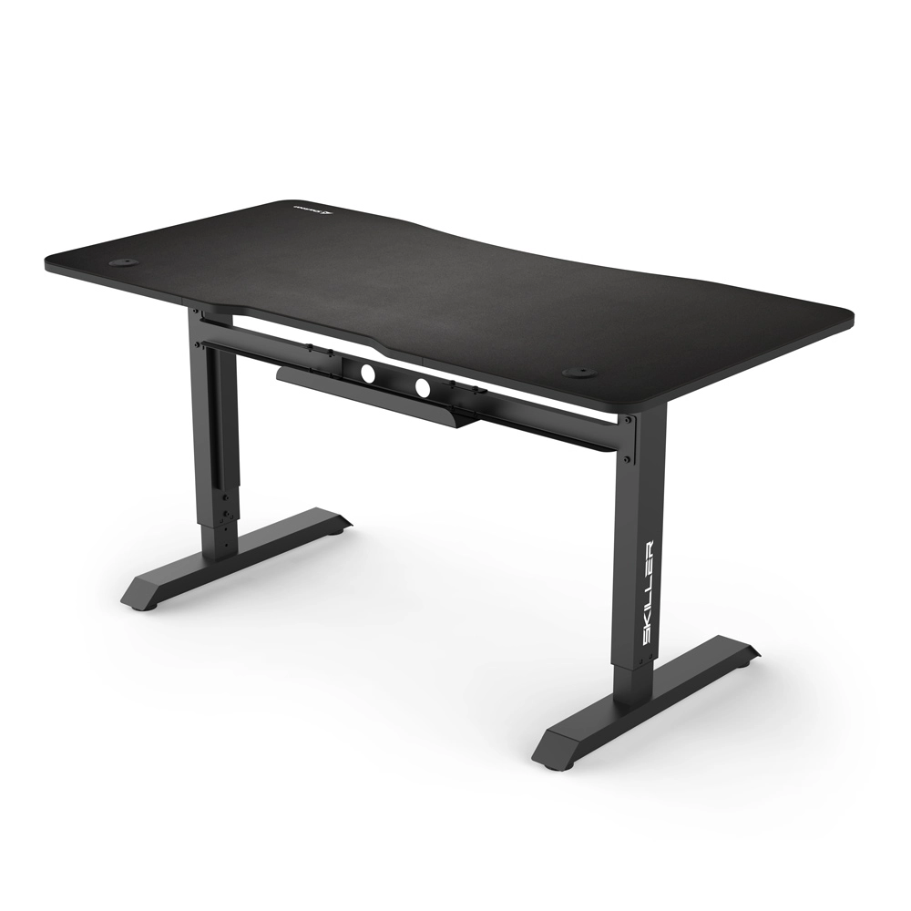 Игровой компьютерный стол Sharkoon Skiller SGD10 Black v2, 160×80 см, чёрный