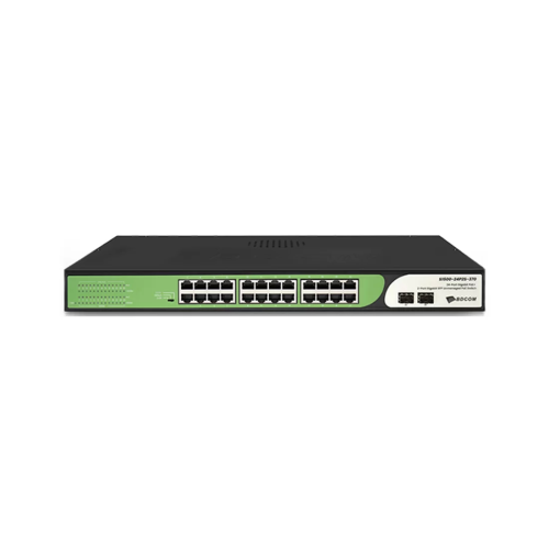 Коммутатор BDCOM S1500-24P2S-370, 24 порта 1 Гбит/с, PoE, неуправляемый — купить в Казахстане | neom.kz