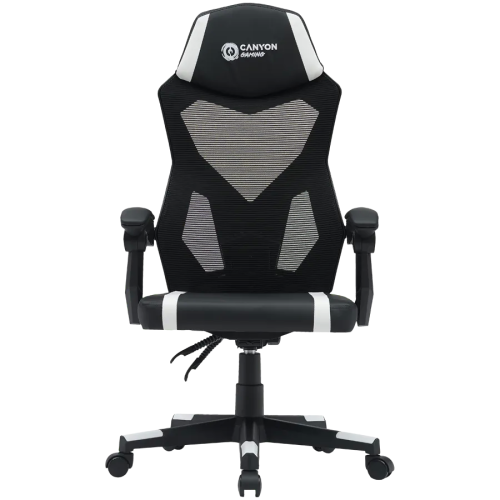 CANYON gaming chair Flow MCH01 Mesh Black White — купить в Казахстане | neom.kz