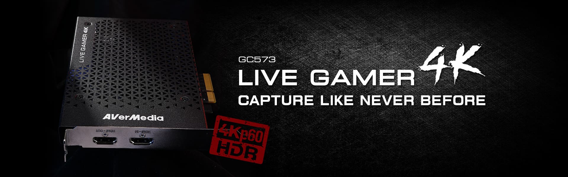Карта видеозахвата AVerMedia Live Gamer 4K GC573, PCIe, запись 4K60 HDR — купить в Казахстане | neom.kz