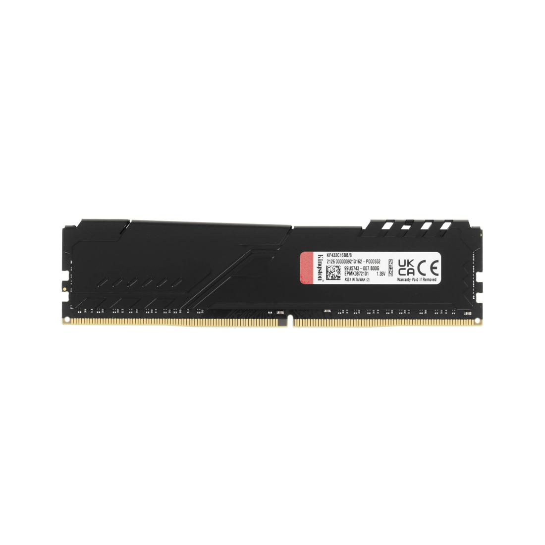 Модуль памяти Kingston FURY Beast KF432C16BB/8WP DDR4 8GB 3200MHz Чёрный — оперативная память RAM