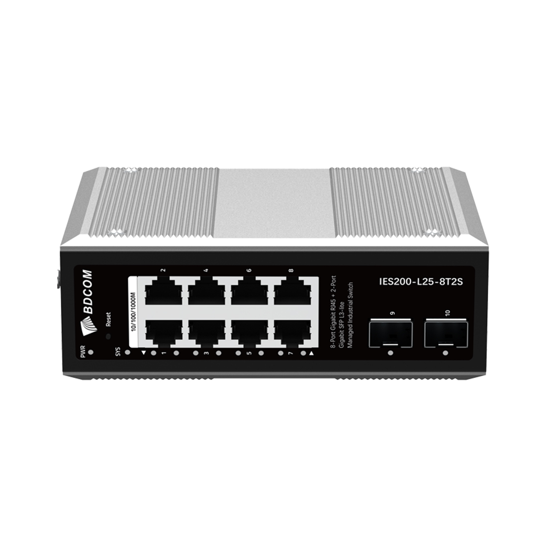 Коммутатор BDCOM IES200-L25-8T2S, 8 портов 1 Гбит/с, управляемый L3 – купить недорого с доставкой по Алматы и Казахстану