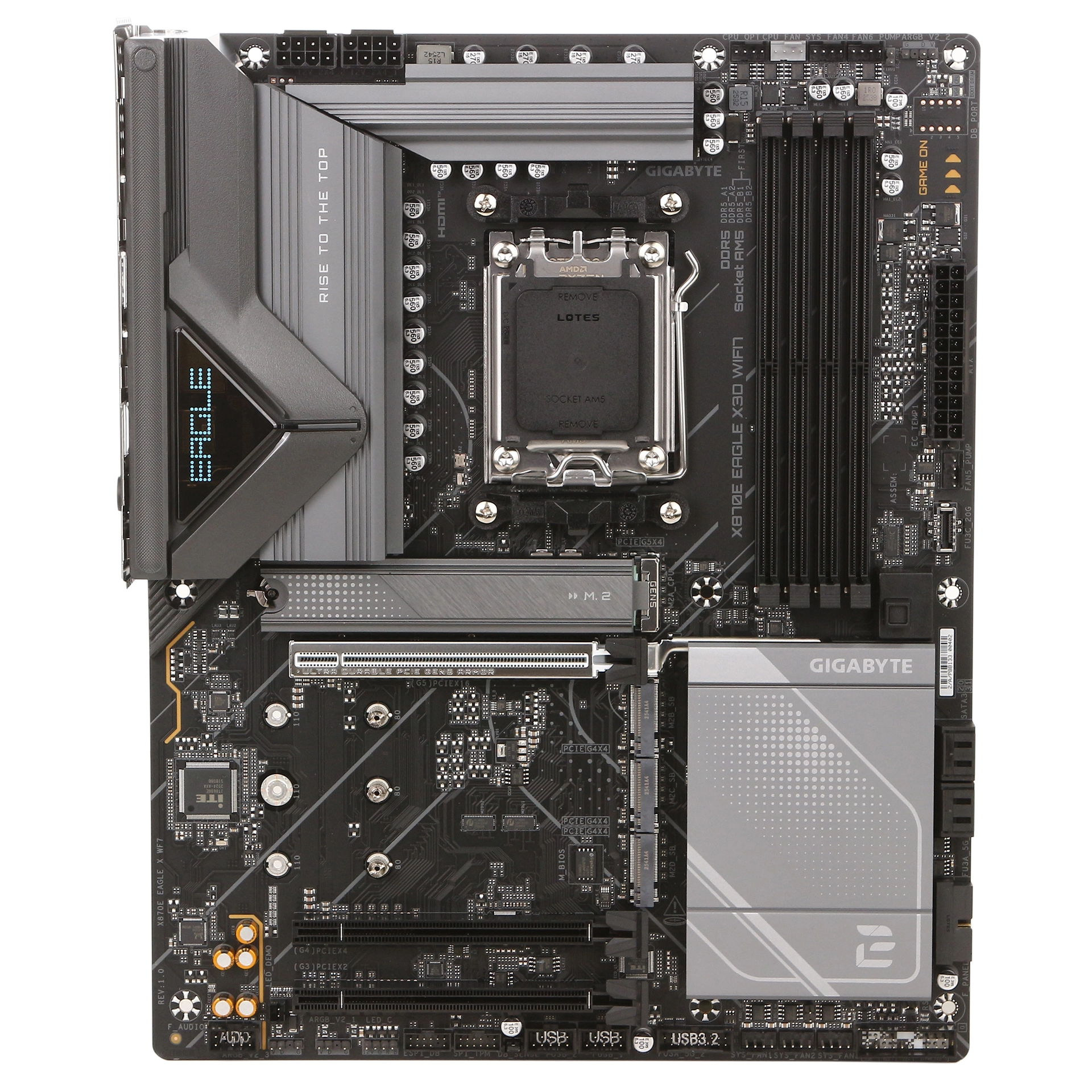 Материнская плата Gigabyte X870E EAGLE X3D WIFI7 AM5 X870E DDR5 ATX фото 2