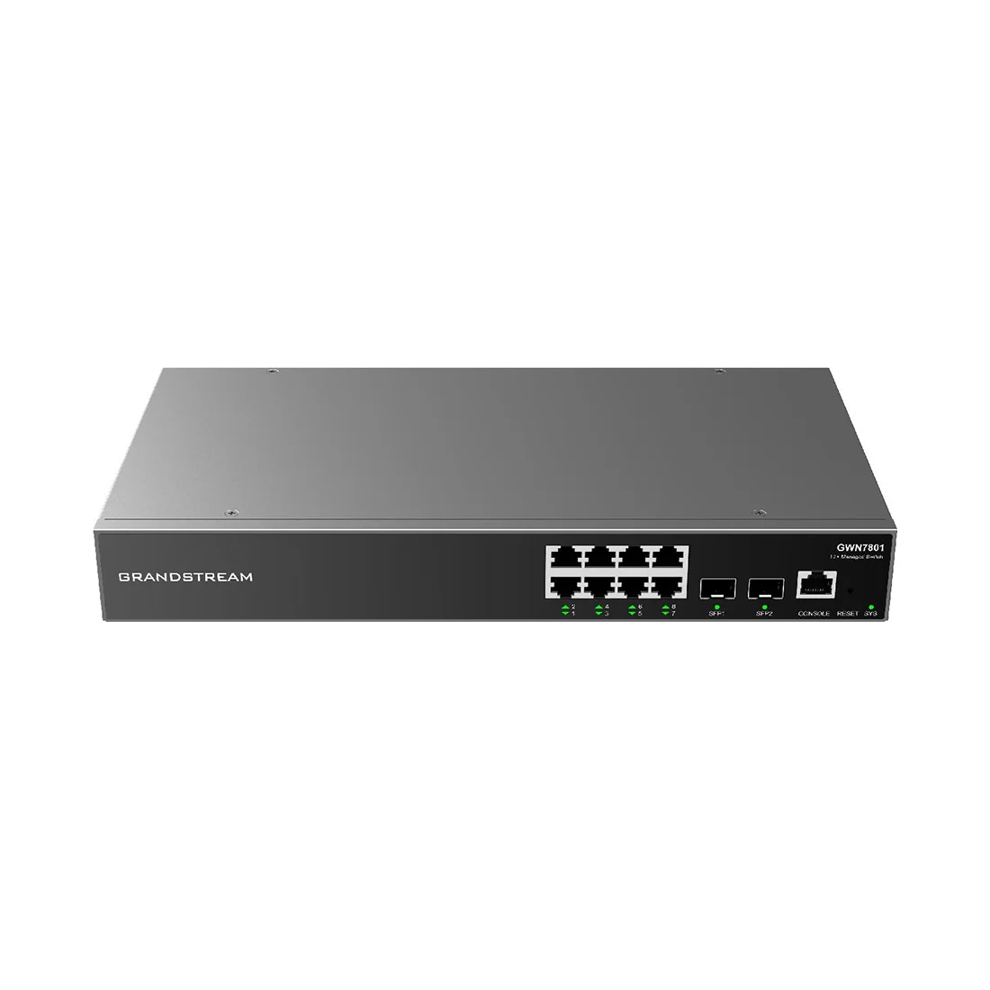 Коммутатор Grandstream GWN7801, 8 портов 1 Гбит/с, 2×SFP, управляемый L2+ – купить недорого с доставкой по Алматы и Казахстану