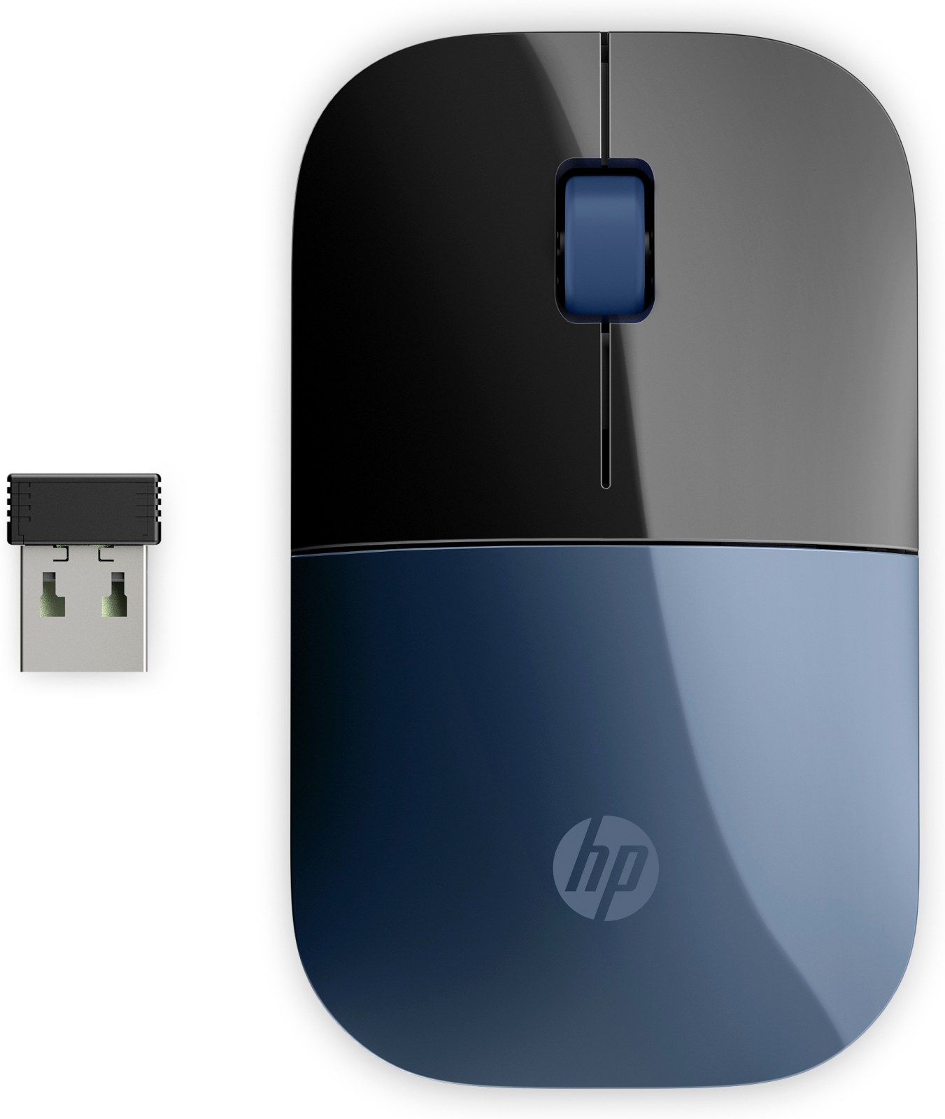 Мышь беспроводная HP 7UH88AA, 3 кнопки, 1200 dpi, синяя — купить в Казахстане | neom.kz