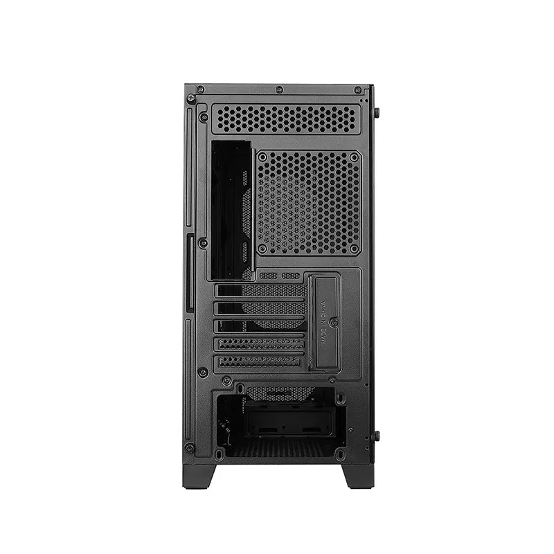 Компьютерный корпус Huntkey GX750S Predator, Без БП, 0.6mm, 2xUSB2.0, 1xUSB3.0, HDAudio, mATX, Black фото 4