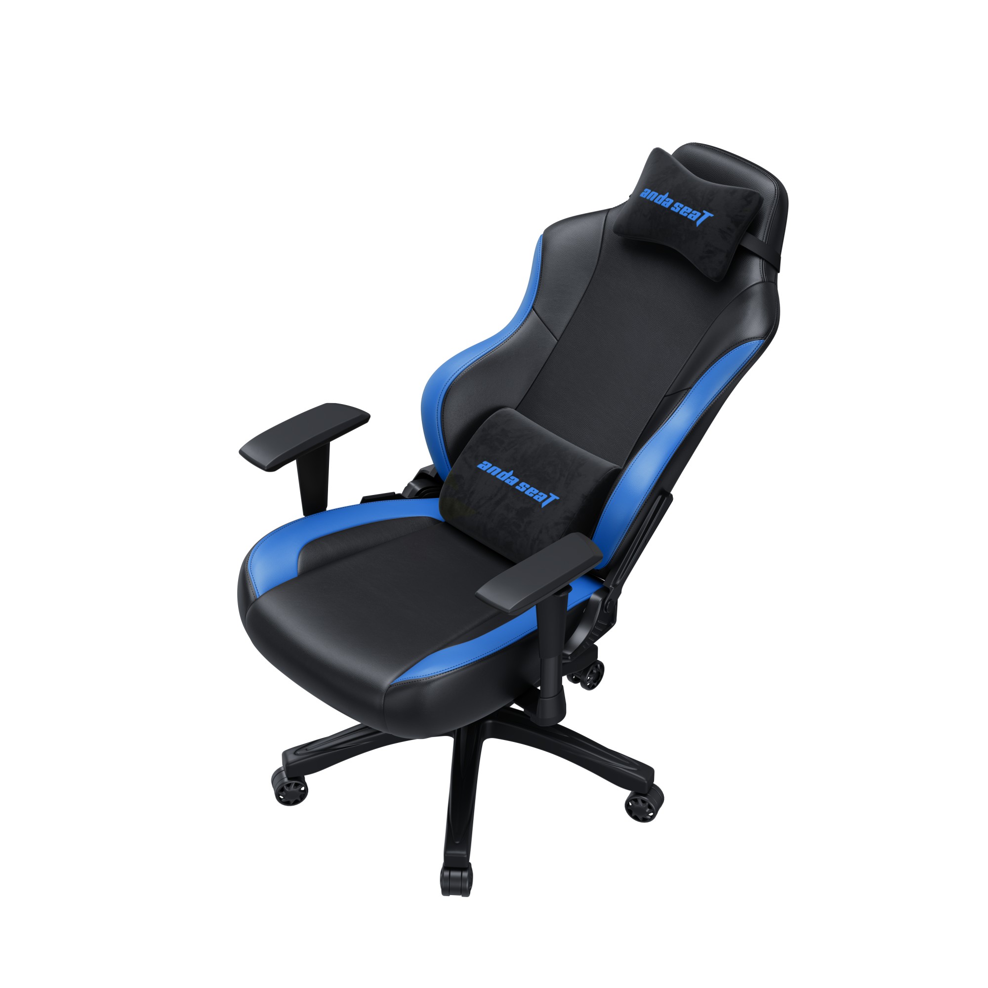 Игровое компьютерное кресло AndaSeat Luna, экокожа, до 100 кг, чёрно-синее (AD18-44-BS-PV) – купить недорого с доставкой по Алматы и Казахстану