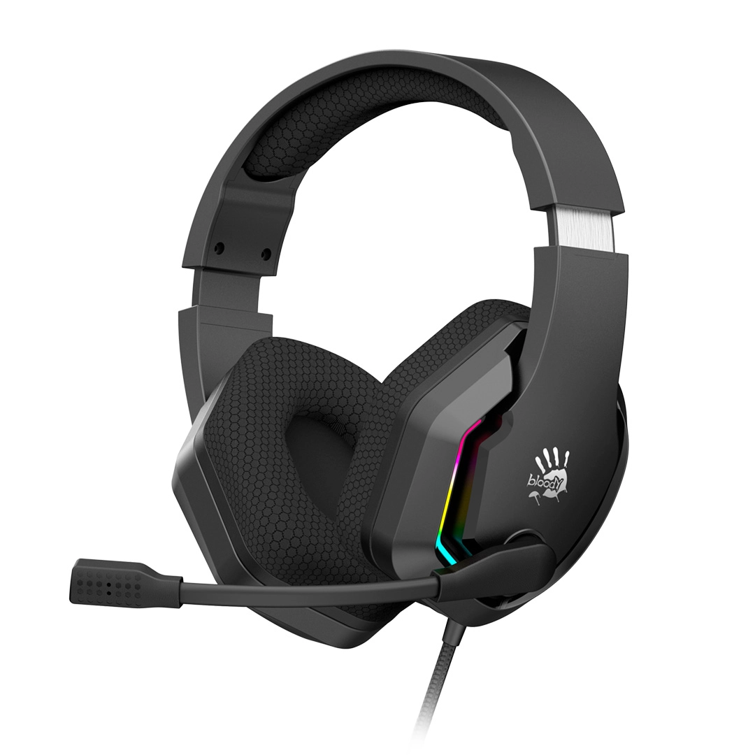 Гарнитура игровая проводная A4Tech Bloody G260p, 50 мм, чёрная