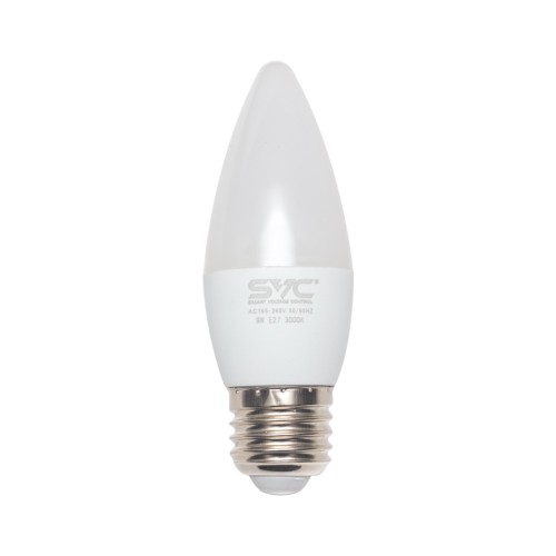 Эл. лампа светодиодная SVC LED C35-9W-E27-3000K, Тёплый – купить в интернет-магазине Neom.kz по выгодной цене в Казахстане