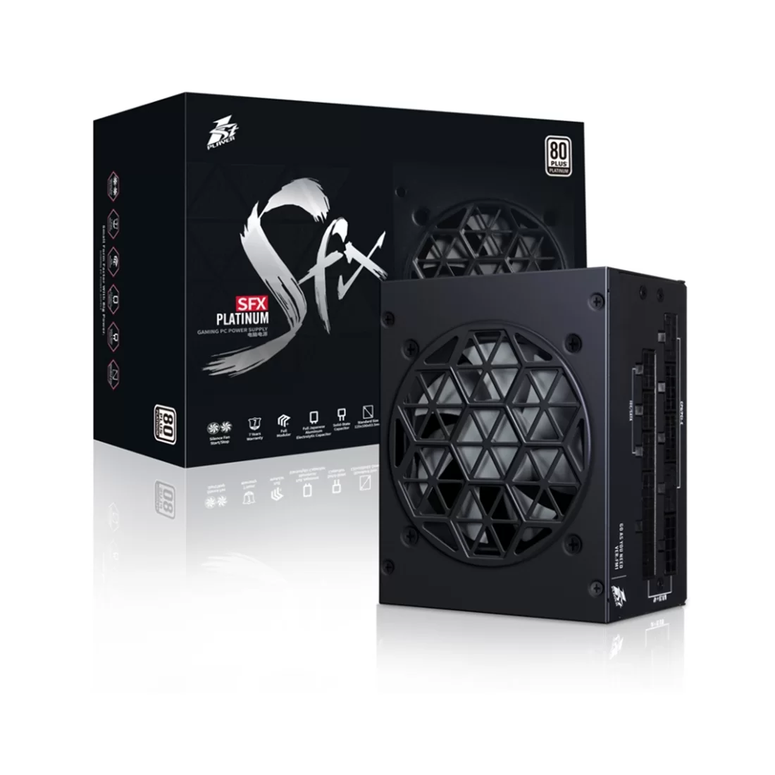 Блок питания 1STPLAYER SFX 750W Platinum – купить недорого с доставкой по Алматы и Казахстану фото 3