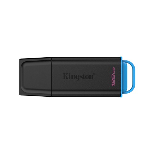 USB-накопитель Kingston DTXG2/128GB 128GB Чёрный/Голубой — купить в Казахстане | neom.kz