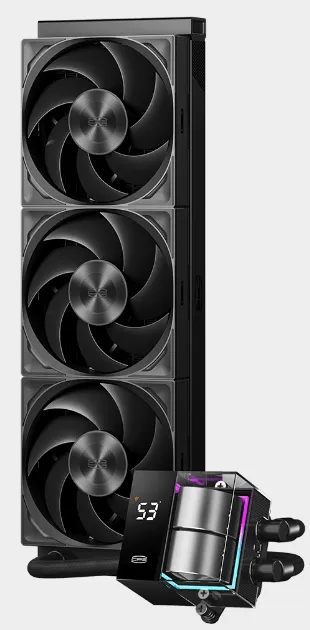 Система водяного охлаждения PCCooler DS360Pro Digital ARGB Black 360 мм — купить в Казахстане | neom.kz