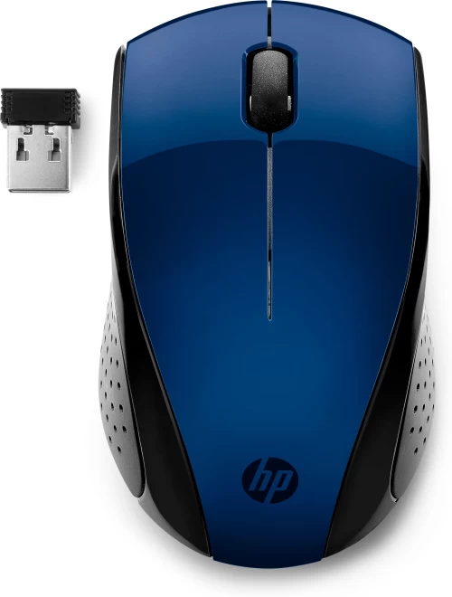 Мышь беспроводная HP 7KX11AA, 220, синяя — купить в Казахстане | neom.kz