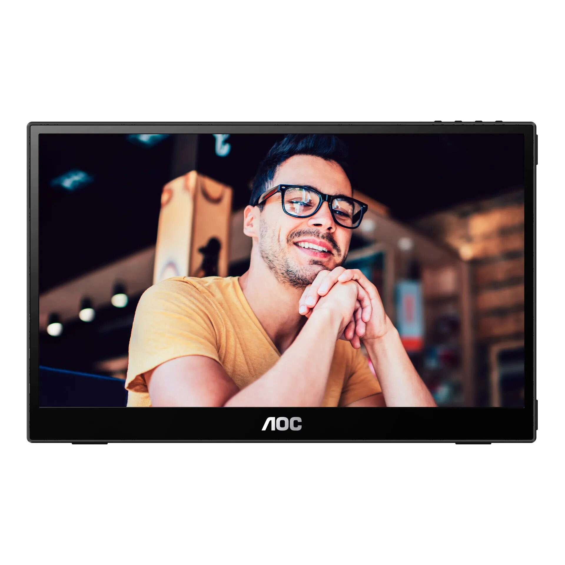 Монитор AOC 16T3EA 15.6" FHD IPS 60Hz (16T3EA) – купить недорого с доставкой по Алматы и Казахстану