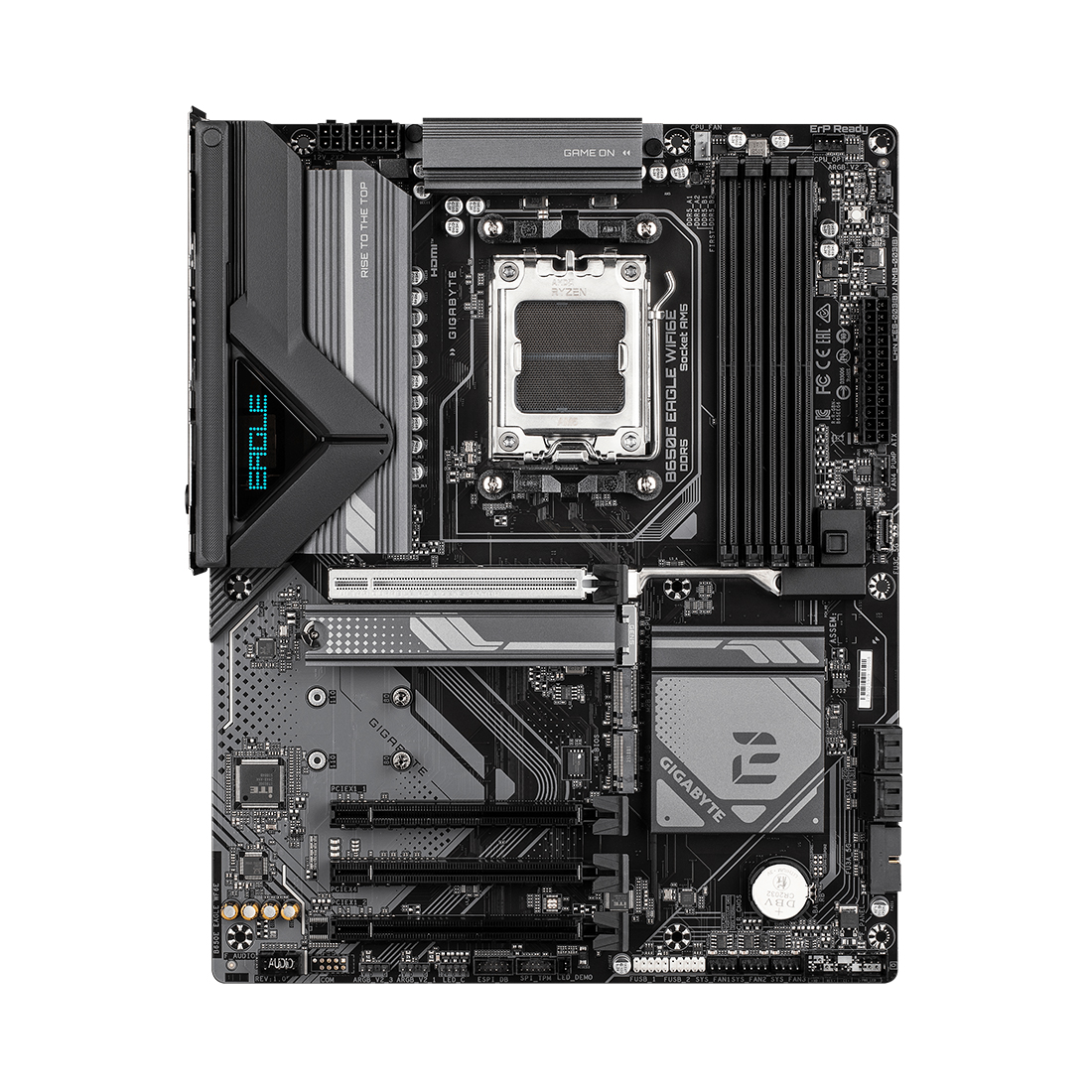 Материнская плата Gigabyte B650E EAGLE WF6E, Socket AM5, ATX, чипсет AMD B650E, DP+HDMI, 4DDR5, 1PCIx16