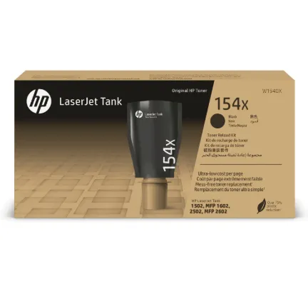 HP 154X Black Original LaserJet Tank Toner Reload Kit для HP LaserJet Tank 1502, 2502 MFP 1602, 2602 — купить в Казахстане | neom.kz