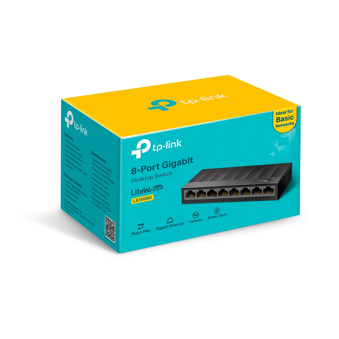 Коммутатор TP-Link LS1008G – купить недорого с доставкой по Алматы и Казахстану фото 3