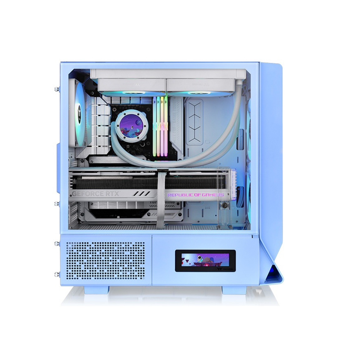 Компьютерный корпус Thermaltake Ceres 330 TG ARGB Hydrangea Blue без Б/П фото 2