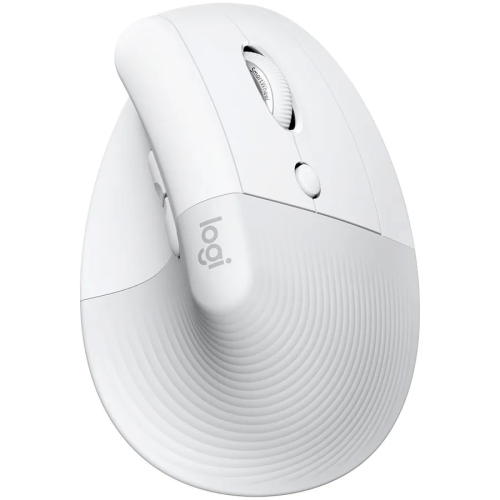 Мышь вертикальная беспроводная Logitech Lift Bluetooth Vertical Ergonomic, 6 кнопок, 4000 dpi, белая — купить в Казахстане | neom.kz