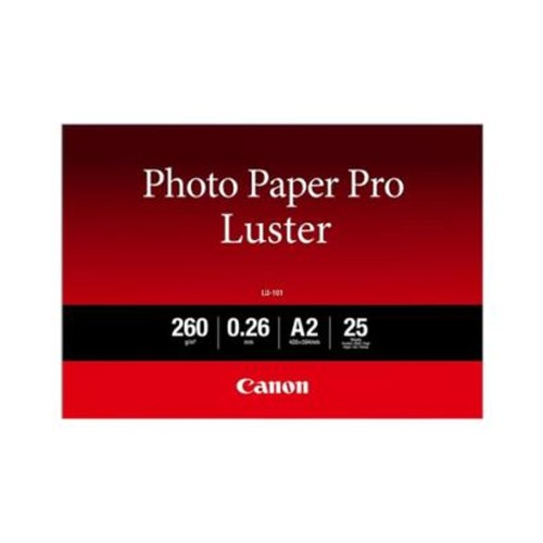 Глянцевая фотобумага Canon LU-101 Pro Luster A2 25 шт. — купить в Казахстане | neom.kz