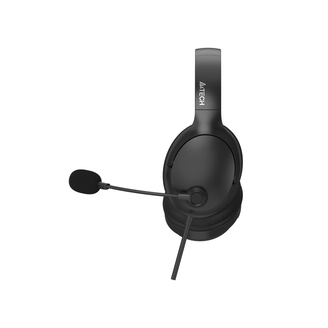 Гарнитура проводная A4Tech Fstyler FH280U, 40 мм, чёрная