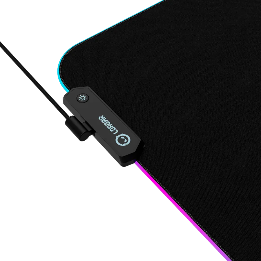 Lorgar Steller 913, Gaming mouse pad, High-speed surface, anti-slip rubber base, RGB backlight, USB connection, Lorgar WP Gameware support, size: 360mm x 300mm x 3mm, weight 0.250kg – купить недорого с доставкой по Алматы и Казахстану