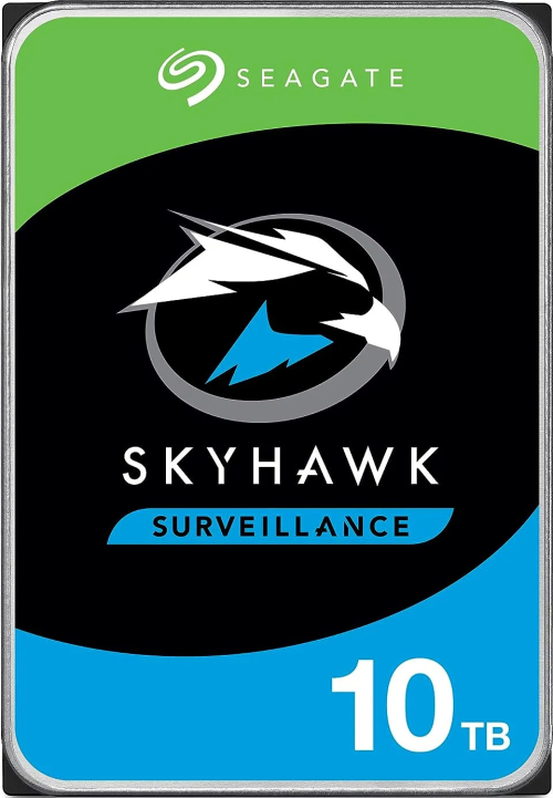 Жесткий диск HDD 10TB SATA 6GB/S Seagate SkyHawk AI ST10000VE001 3.5' 7200rpm 256MB – купить недорого с доставкой по Алматы и Казахстану