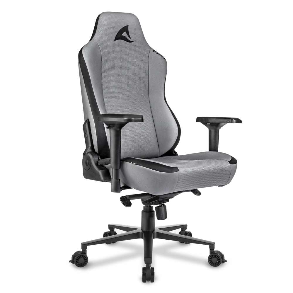 Игровое компьютерное кресло Sharkoon Skiller SGS40, экокожа, до 150 кг, чёрно-серое фото 3
