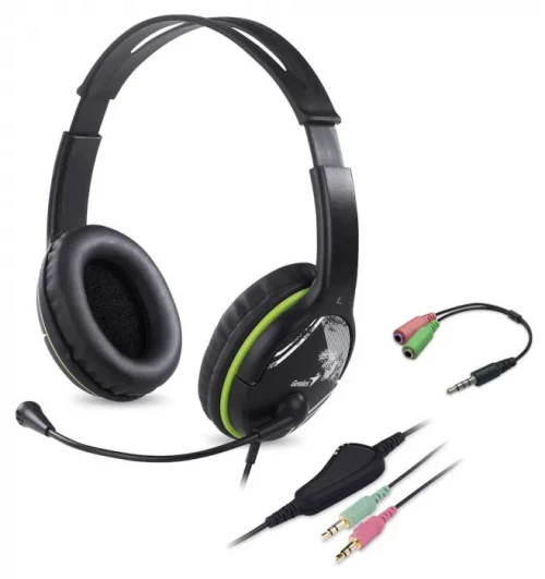 Наушники Genius HS-400A +Single Jack Cable, 31710031400 — купить в Казахстане | neom.kz