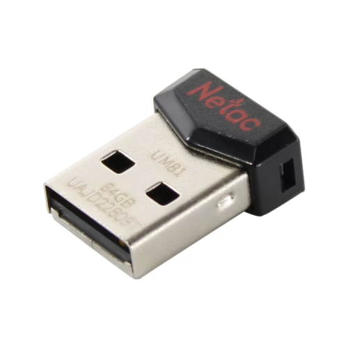 USB-накопитель Netac NT03UM81N-064G-20BK 64GB — купить в Казахстане | neom.kz