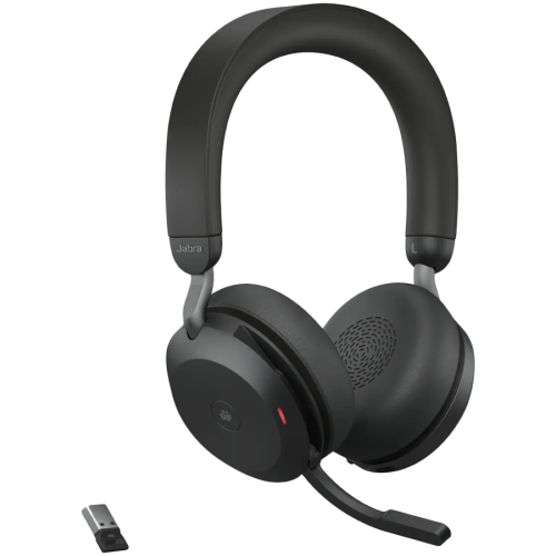 Гарнитура офисная беспроводная Jabra EVOLVE2 75, Link380a MS Black, EVOLVE2 75 Black MS, Link 380 BT adapter USB-A… — купить в Казахстане | neom.kz